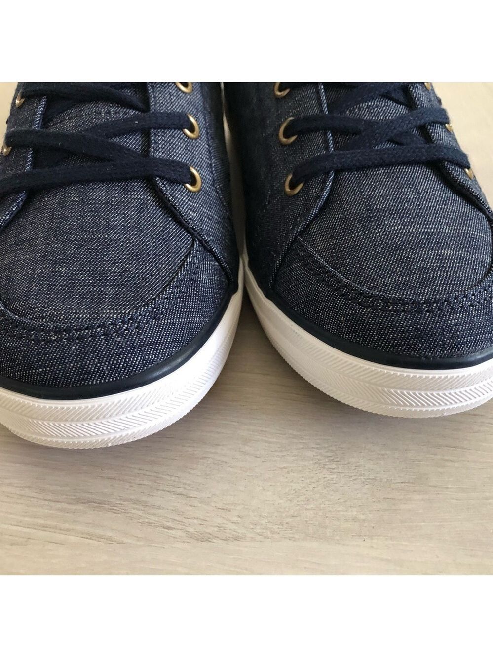 Keds WOMENS Center III Navy Denim Low-Top Lace Up Sneakers Size 7.5 New - Picture 5 of 10